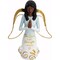Pavilion 139599 Ebony Angel Figurine - Lord &#x26; Kneeling - 5 in.
